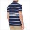 Top Quality OEM Apparel Fashion Cheap Price 100 Organic Cotton Custom Striped Mens Polo T shirt