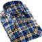 Mens Casual Plaid Shirts Comfort Soft Leisure Flannel Cotton Shirt