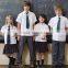 2015 100% polyester factory price colorful kids school uniforms