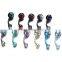 2017 Latest mixed colors drum stainless steel rhinestone belly button ring