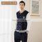 Hot Selling Qianxiu Fashion Flannel Baseball Neck Design Men Sleepwear