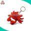 Custom sea animals keychain plush whale keychain
