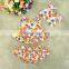 3-24M baby girls clothes spring vest and diaper cover set M7041217