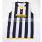 stripe print basketball jersey design with v-neck