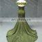 LN142 New Fashion Lace Off The Shoulder Long Train Olive Green Real Sample Mermaid Evening Dress