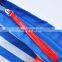 Fashionable lady blue white stripes shoulder bag canvas beach tote bag