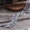 Fashion Men's Titanium Steel Curved Cowboy Link Chain Bracelet Simple Bold Stainless Bracelets Men Jewelry