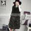 Great Long Style Real Fox Fur Vest Thicken Warm Sleeveless Fur Vest Real Fox