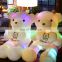 HI CE valentine gift fantastic light up teddy bear plush toy