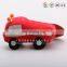 Custom kid toys plush fire fighting truck