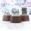 resin and glass souvenir gift tree snow globe