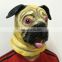 hole sale latex material wolf head full face mask