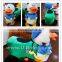 Green duck coin operated plush walking cute animal in mall