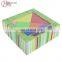 Custom Tangram Chinese Puzzle Box with PVC Window