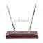 Wholesale Low MOQs High Class Leather Office Stationery Pen Set