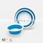 Set of 3 Collapsible Round Plastic wash basin