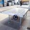 Greenhouse rolling table ebb and flow system metal rolling bench