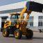 2ton articulated wheel loader, wheel loader with joystick control, wheel loader with quick hitch