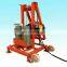 small hydraulicy soil water well drilling rig/soil auger borewell drilling machine with electric motor