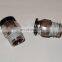 3/8 inch air tube 1/8 1/4 3/8 1/2 BSP NPT thread straight joint copper plastic fitting One touch hose quick pipe connector