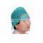 Disposable Non Woven Nurse Clip, Bouffant Mob Cap for Food/Medical