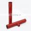 2'' Red painted steel Pipe grooved ends