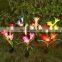 solar flower light in Holiday Lighting outdoor solar flower garden stake lights