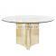 High Quality Clear Round Modern Glass Table Top