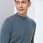 Half Collar Jumpers Sweater/Men Winter Pullover Cashmere Knitted Sweaters