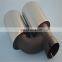 automobile stainless steel tail pipe exhaust pipe tail throat for Audi A6