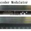 24 port dvb card digital tv optic dvbt isdbt encoder modulator