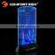 Factory direct transparent illuminated led table tent