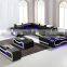 Italian modern furniture U shape sofa set minimalist living room sectional couch sofa