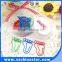 Colorful multicolor paper clips foot shape custom organ paperclip