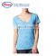 2017 Hot Sale V-neck Cotton T-shirt for Women