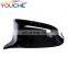 ABS replacement side door mirror cover caps for BMW 5 6 7 series G30 G31 G32 G11 G12