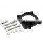 Racing Aluminum Throttle Body Spacer, Black/Silver Throttle Body Spacer