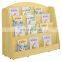 Jingqi Wooden children daycare Book Shelf/kids book shelf/girl boy Labirary furniture