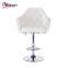 White Styling chair beauty hair Salon waiting chair furniture