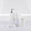 4pcs Marble Ceramic Bathroom Bottle Accessory Ceramic Sets