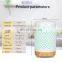 Decorations For Home 100ml Usb Ceramic Humidifier Cool Mist Essential Oil Diffuser Wood Grain 7 Colorful Led Light Machine