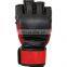 Wholesale Price High Quality Half Finger MMA Muay Thai Real Cowhide Leather Boxing Gloves