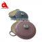 Black Vintage Mini Soup Enameled Cast Iron Enamel Coating Pot Pans Set Cookware With Flowers