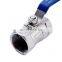 Sanitary 3 Way Ss316 Stainless Steel Brass 1/2 Long Handle Ball Valves