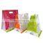 Heat seal flat bottom packing pouch mylar food custom printed sandwich bag transparent plastic packaging with hanging hole
