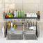 Over The Sink Kitchen Organizer Storage Rack Iron 3 Tier Dish Drying Rack Dish Drainer Rack Plate Storage Shelve