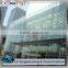 Free design of toughened glass curtain wall