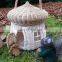 Hot Sale Cute For Kid Wicker Acorn House Bage with Handle, Rattan Mushroom Doll House Bag Kids Toys Wholesale Supplier