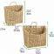 Hot Selling Household Natural Seagrass Hanging Wall Storage Basket Set of 2 Decor Storage Basket Cheap Wholesale
