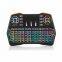 Desk Portable Air Mouse 7 Color Backlit Keyboard Wireless Typewrite Mini 1600dpi Key Board Flying Mouse RGB Gaming Keyboards